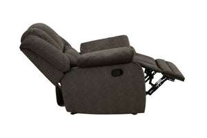Porter Designs Knox Microfiber Transitional Recliner Gray 03-201C-05-5213