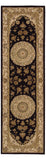 Nourison Nourison 2000 2233 Persian Handmade Tufted Indoor Area Rug Black 2'3" x 8' 99446532756
