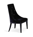 VIG Furniture A&X Charlotte - Black Velour Dining Chair (Set of 2) VGUNAA031