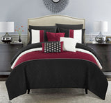 Osnat Black Queen 10pc Comforter Set