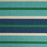 Noble House Ellis Indoor/ Outdoor Geometric 5 x 8 Area Rug, Blue and Green