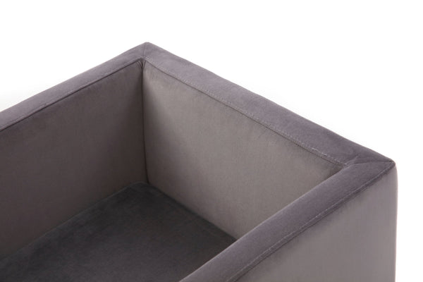 VIG Furniture Modrest Marty - Modern Dark Grey & Copper Antique Brass Dining Chair VGVCB8368-DGRY-DC