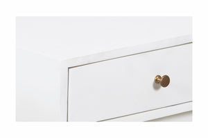 Porter Designs Capri Solid Wood Modern Nightstand White 04-108-04-6840