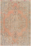 Unique UNQ-2307 Traditional Polyester Rug UNQ2307-86116 Peach, Beige, Cream, Lime, Charcoal 100% Polyester 8'6" x 11'6"