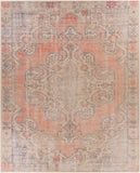 Unique UNQ-2307 Traditional Polyester Rug UNQ2307-7696 Peach, Beige, Cream, Lime, Charcoal 100% Polyester 7'6" x 9'6"