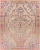 Unique UNQ-2313 Traditional Polyester Rug UNQ2313-7696 Bright Orange, Wheat, Ivory, Charcoal, Bright Pink, Burnt Orange, Denim, Saffron, Bright Red 100% Polyester 7'6" x 9'6"