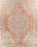 Unique UNQ-2314 Traditional Polyester Rug UNQ2314-7696 Bright Orange, Wheat, Ivory, Charcoal, Bright Pink, Burnt Orange 100% Polyester 7'6" x 9'6"