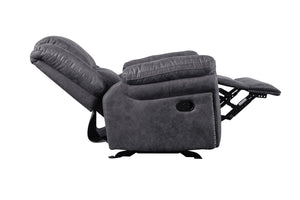 Porter Designs Socorro Manual Contemporary Recliner Gray 03-180C-03-7625