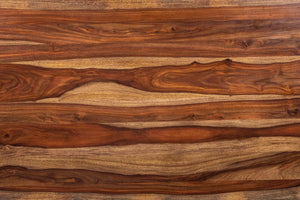 Porter Designs Manzanita Live Edge Solid Acacia Wood Natural Dining Table Brown 07-196-01-DT82HT-KIT