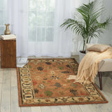 Nourison Tahoe TA05 Handmade Knotted Indoor Area Rug Copper 3'9" x 5'9" 99446623249