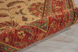 Nourison Living Treasures LI04 Persian Machine Made Loomed Indoor only Area Rug Ivory/Red 9'9" x 13'9" 99446678386