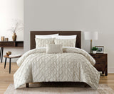 Bradley Beige King 8pc Comforter Set