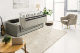 VIG Furniture Modrest Made in Italy Urrita - Modern Gray Fabric Sofa Bed w/ Queen Size Mattress VGACURRITA-Q-GRY
