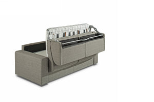 VIG Furniture Modrest Made in Italy Urrita - Modern Gray Fabric Sofa Bed w/ Queen Size Mattress VGACURRITA-Q-GRY