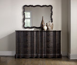 Hooker Furniture Corsica Traditional-Formal Dark Eight Drawer Dresser in Acacia Solids and Veneers 5280-90002