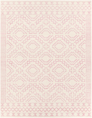 Ustad UST-2313 Global Polypropylene Rug UST2313-710102 Pale Pink, Cream 100% Polypropylene 7'10" x 10'2"