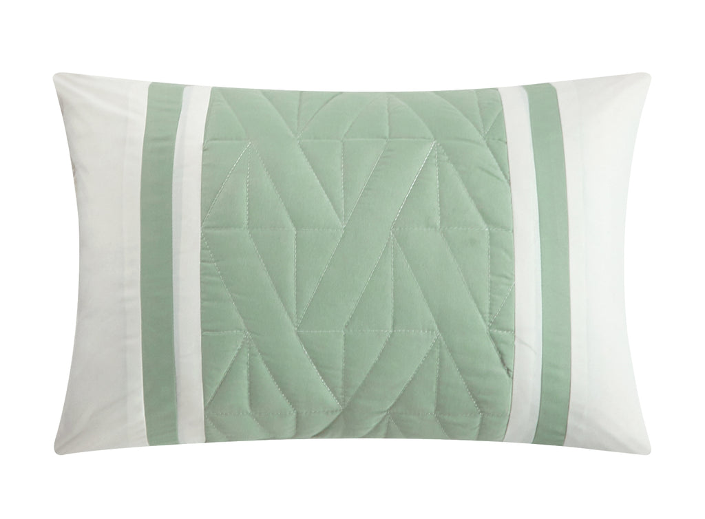 Macie Green King 6pc Comforter Set