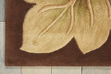 Nourison Tropics TS09 Floral Handmade Tufted Indoor Area Rug Brown 7'6" x 9'6" 99446546340