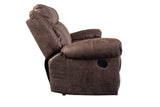 Porter Designs Carrizo Transitional Reclining Sofa Brown 03-180C-01-7621