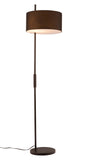 Zuo Modern Lonte Steel, Poly Cotton, Acrylic Modern Commercial Grade Floor Lamp Black Steel, Poly Cotton, Acrylic