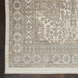 Nourison Silken Weave SLW02 Floral Machine Made Power-loomed Indoor Area Rug Ivory Beige 8'10" x 11'10" 99446752772