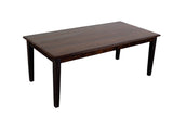 Porter Designs Sonora Solid Sheesham Wood Natural Dining Table Gray 07-116-01-801M