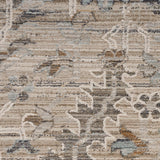 Nourison Nyle NYE02 Bohemian Machine Made Power-loomed Indoor only Area Rug Ivory Taupe 8'6" x 11'4" 99446104267