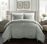 Kaiah Grey King 3pc Comforter Set