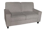 Porter Designs Harper Microfiber Modern Sofa Gray 01-201-01-4245