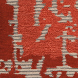 Nourison Symmetry SMM02 Artistic Handmade Tufted Indoor Area Rug Beige/Red 5'3" x 7'9" 99446495389