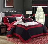 Ritz Black King 20pc Comforter Set