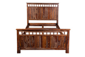 Porter Designs Kalispell Solid Sheesham Wood King Natural Bed Natural 04-116-17-PD101H-KIT