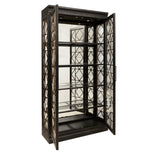 Pulaski Furniture 4 Shelf Display Cabinet with Decorative Glass Doors P301529-PULASKI P301529-PULASKI