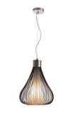 Zuo Modern Interstellar Steel, Glass Modern Commercial Grade Ceiling Lamp Black Steel, Glass