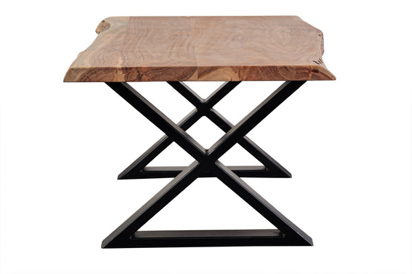 Porter Designs Manzanita Live Edge Solid Acacia Wood Natural Coffee Table Natural 05-196-02-4610X-KIT