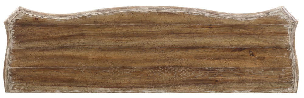 Hooker Furniture Chatelet Traditional/Formal Poplar and Hardwood Solids with Resin and Antique Mirror Entertainment Console 5351-55468