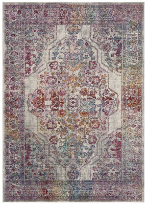 Valencia Transitional Power Loomed Area Rug – Persian Motifs in Vibrant Gold and Blue Hues