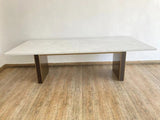 VIG Furniture Modrest Auer - White Marble & Gold Dining Table VGGM-DT-VALDERA-DT VGGM-DT-VALDERA-DT