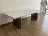 VIG Furniture Modrest Auer - White Marble & Gold Dining Table VGGM-DT-VALDERA-DT VGGM-DT-VALDERA-DT