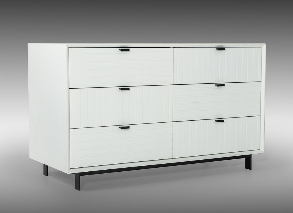 VIG Furniture Nova Domus Valencia Contemporary White Dresser VGMABR-76-DRS