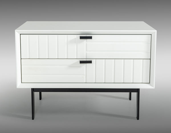 VIG Furniture Nova Domus Valencia Contemporary White Nightstand VGMABR-76-NS