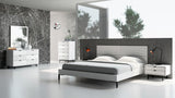 Full Nova Domus Valencia Contemporary White Bed