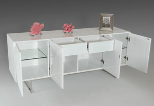 VIG Furniture Modrest Vanguard - Modern White Buffet VGVCG1108-WHT