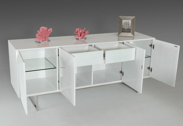 VIG Furniture Modrest Vanguard - Modern White Buffet VGVCG1108-WHT