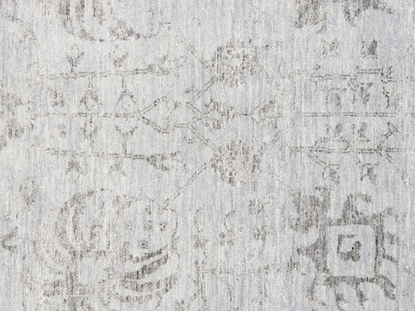 Pasargad Transitiona Allover Transitiona Bamboo Silk & Wool Rug VASE-3JBB 9X12-PASARGAD