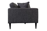 Porter Designs Keaton Upholstered Modern Sofa Gray 01-33C-01-5401