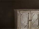 Hooker Furniture Solana Traditional/Formal Poplar Solids and Oak Veneers and Glass Six Door Console 5591-85001