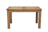 Porter Designs Urban Solid Sheesham Wood 52" - 76" Butterfly Extension Contemporary Dining Table Natural 07-117-01-1126