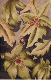 Nourison Tropics TS03 Floral Handmade Tufted Indoor Area Rug Plum 7'6" x 9'6" 99446819253