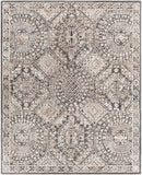 Vancouver VCR-2306 Traditional Wool, Viscose Rug VCR2306-810 Charcoal, Beige 70% Wool, 30% Viscose 8' x 10'